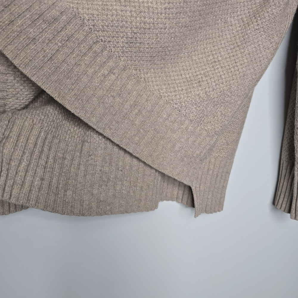 Everlane Recycled Cashmere Sweater Pullover Size M Waffle Side Mock Neck Womens - Picture 6 of 9